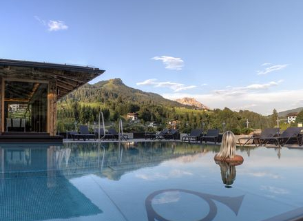 Panorama-Pool im Hotel Alte Post in Fieberbrunn